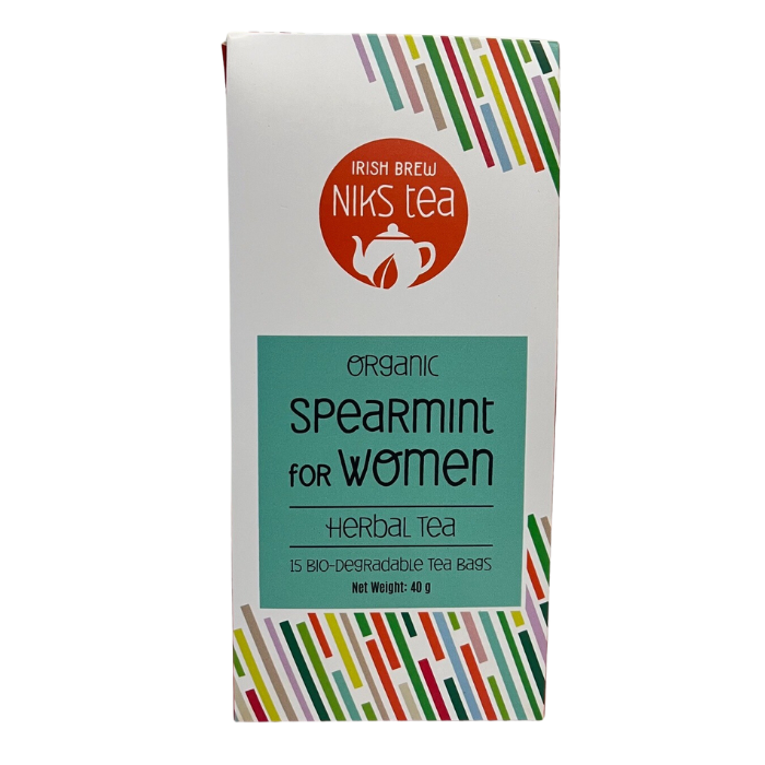 Organic Spearmint Tea Bags: 15 Tea Bags
