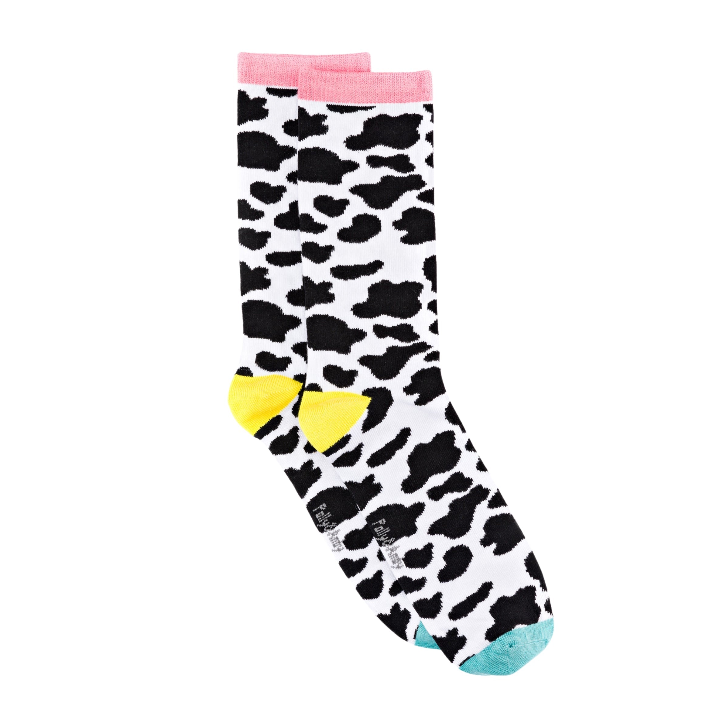 Cow Print Bamboo Sock (seamless toe)