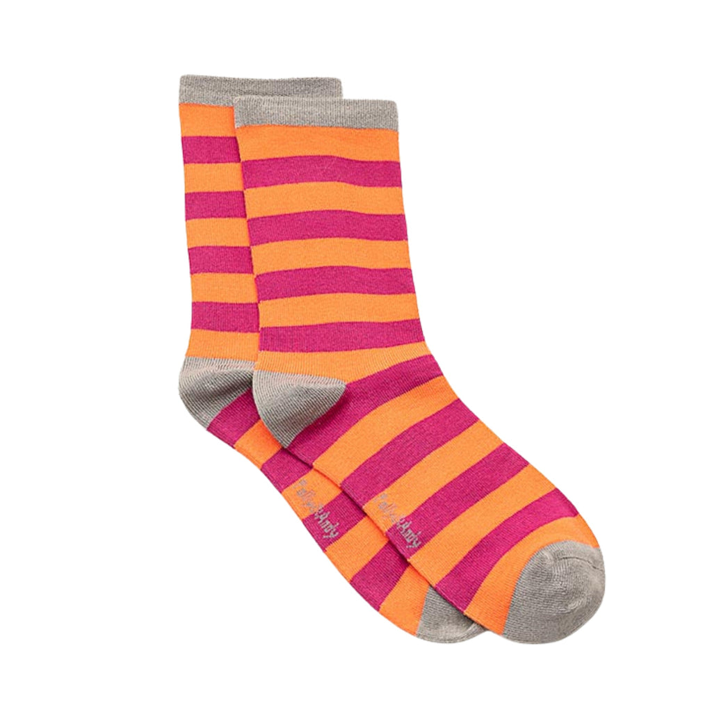 Pink & Purple Bamboo Sock (seamless toe)