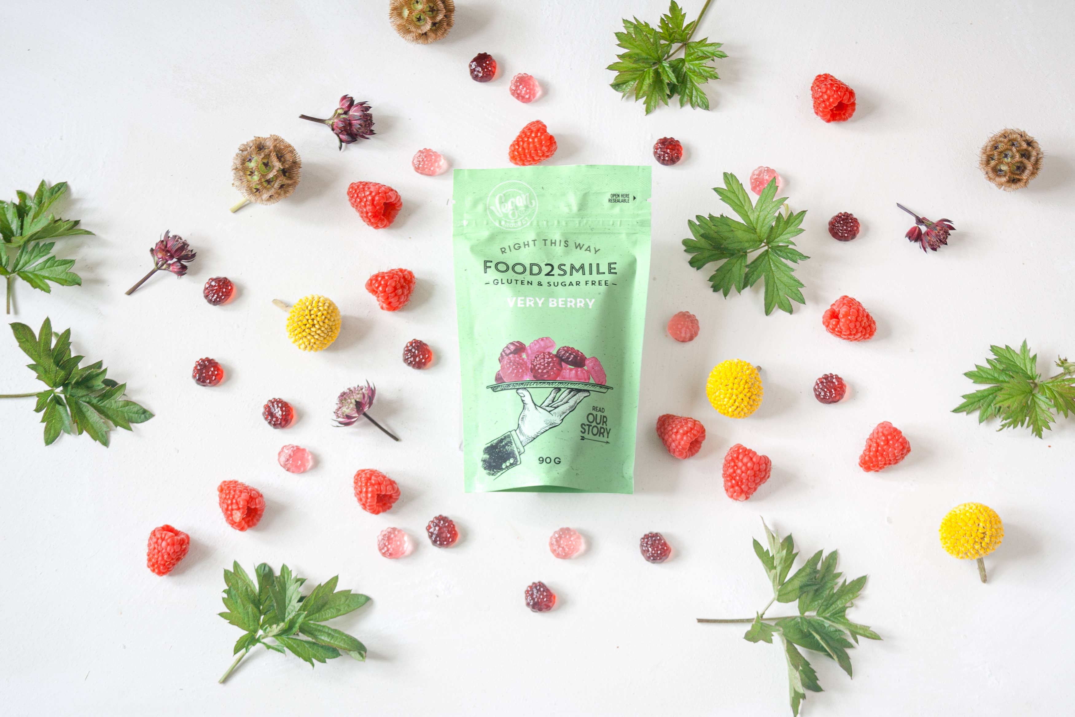 Sugar-free candy berry flavour | Very Berry 8x90 gram