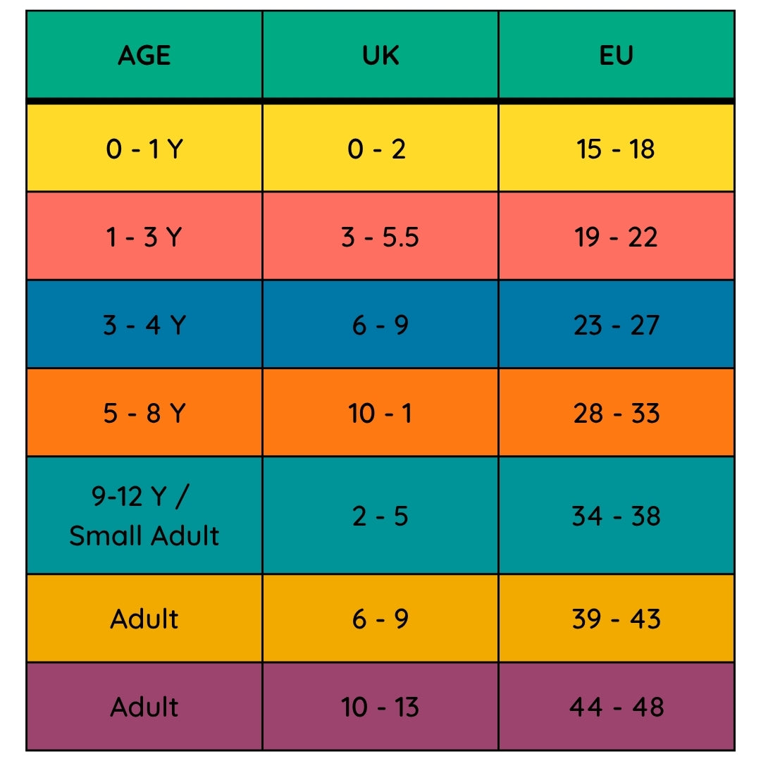 Fruit Salad Stripe Bamboo Sock (seamless toe)