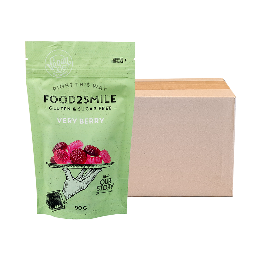 Sugar-free candy berry flavour | Very Berry 8x90 gram