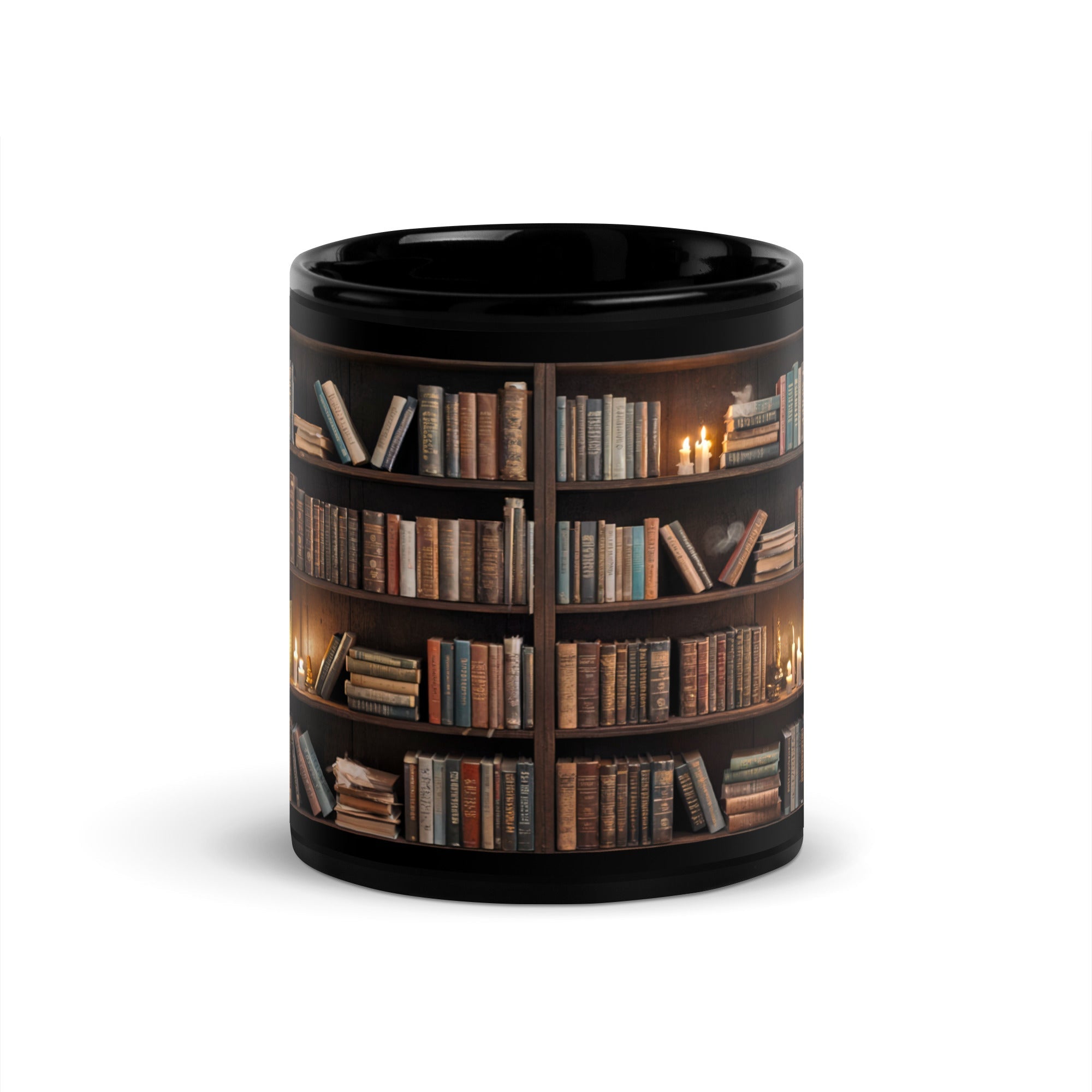 Book Mug - Black Bookcase