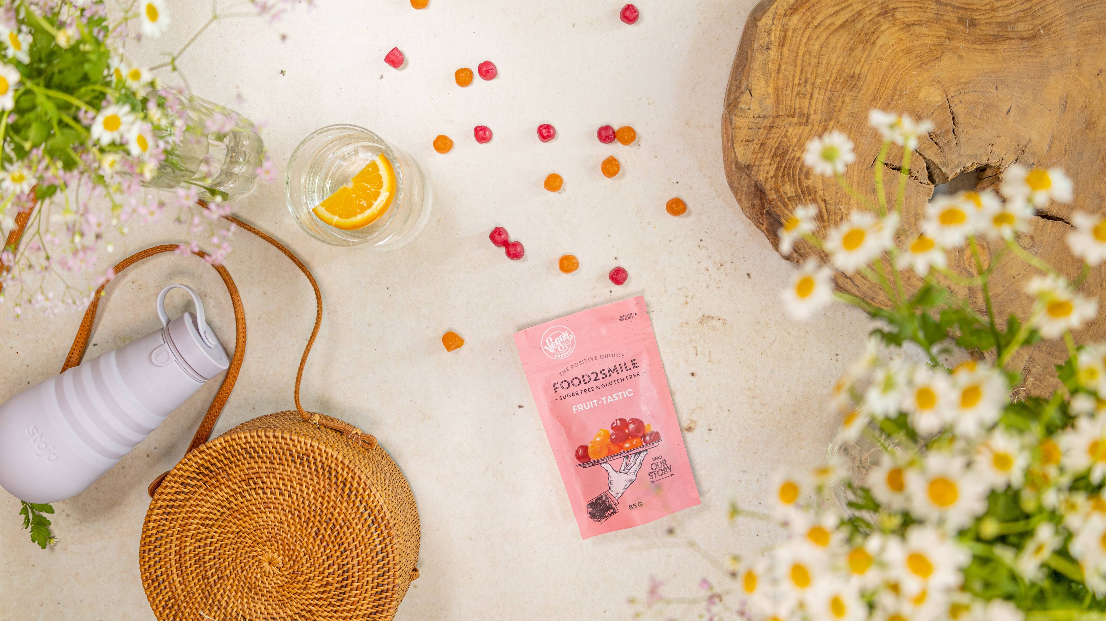 Sugar-free candy with fruit flavour | Fruit-tastic 8x85 gram