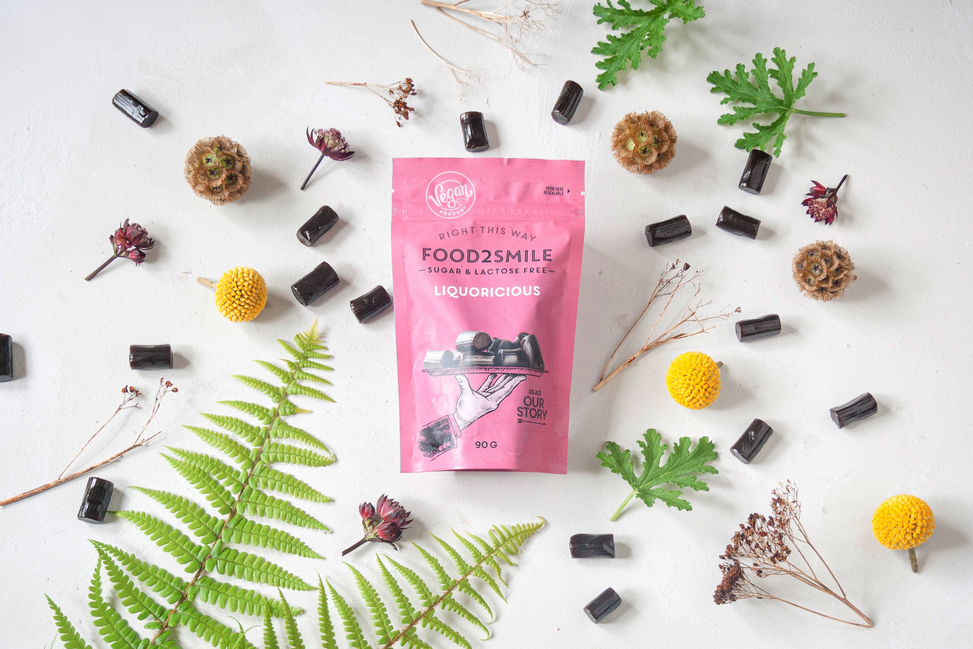 Sugar free licorice | Liquoricious 8x90 gram