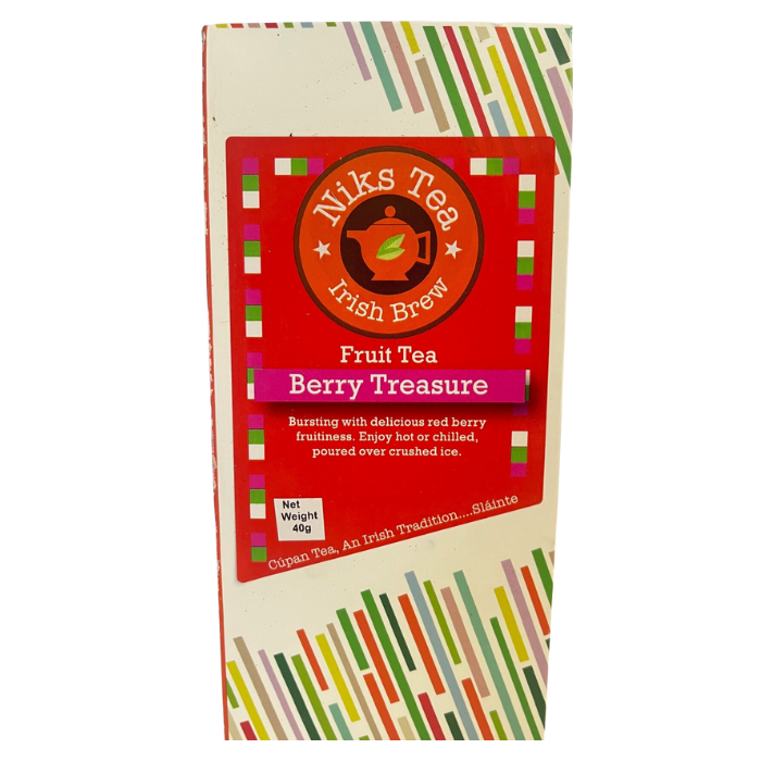 Berry Treasure Hibiscus Fruit Tea Bags: 15 Tea Bags