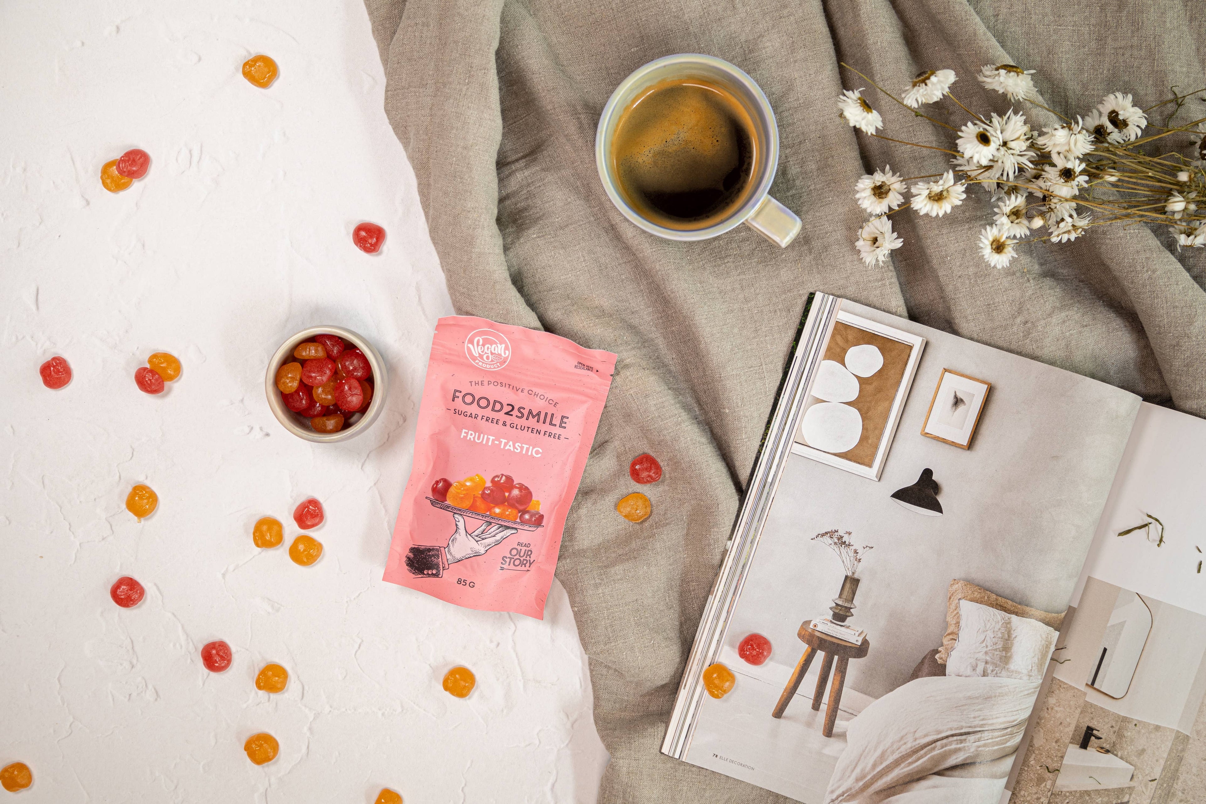 Sugar-free candy with fruit flavour | Fruit-tastic 8x85 gram